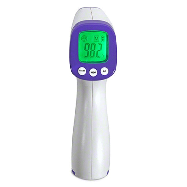 Clearance San Jamar THDG986 Non-Contact Infrared Human Forehead Thermometer 95 to 109.2 F
