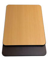 AAA Furniture Wholesale WOT2430 Reversible Rectangle Table Top 24" x 30" - Walnut/Oak