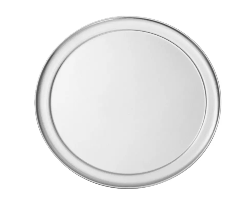 American Metalcraft TP8 8" Wide Rim Pizza Pan, Solid, Aluminum - 72ea/Case