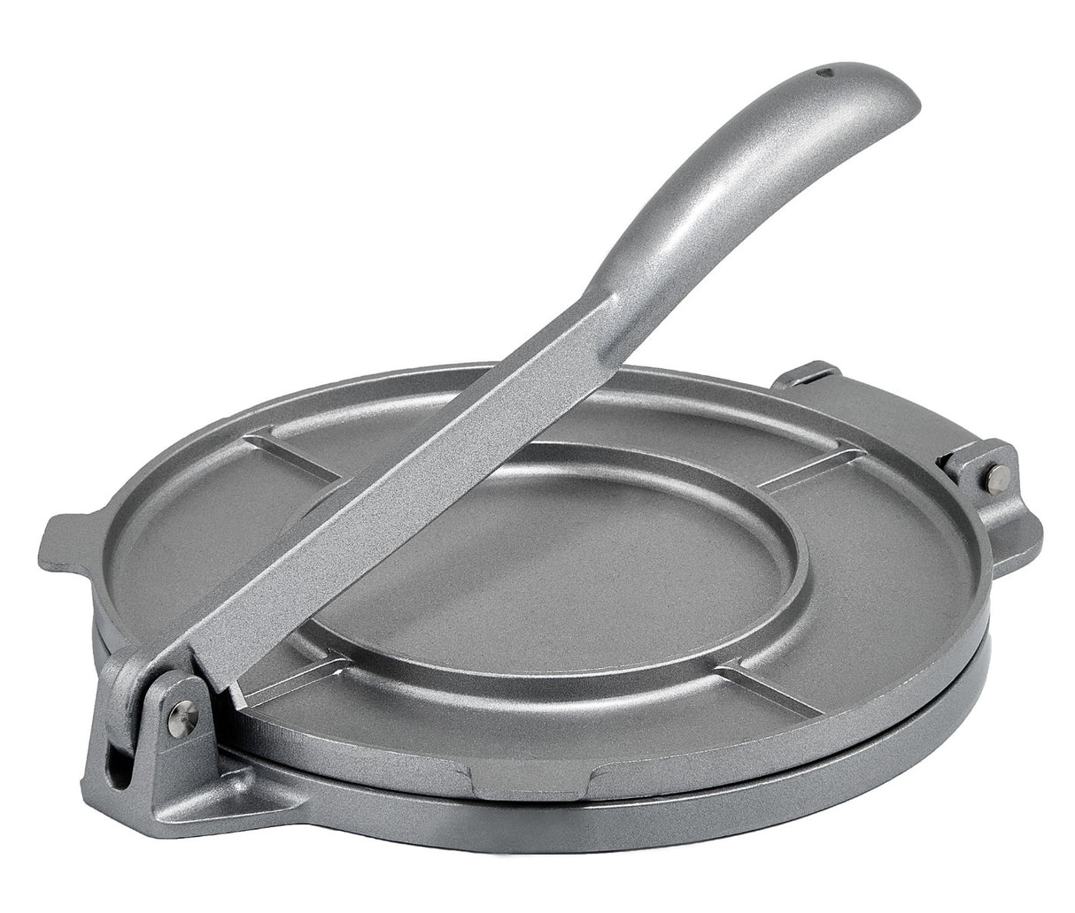 Winco TPC-8A Non-Stick Aluminum Manual Tortilla Press 8" dia. - 12/Case