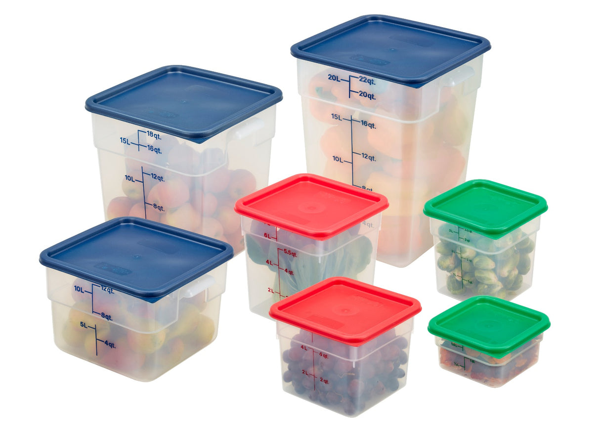 Cambro SFC2452 CamSquare Food Container Lid for 2 & 4 qt - Kelly Green