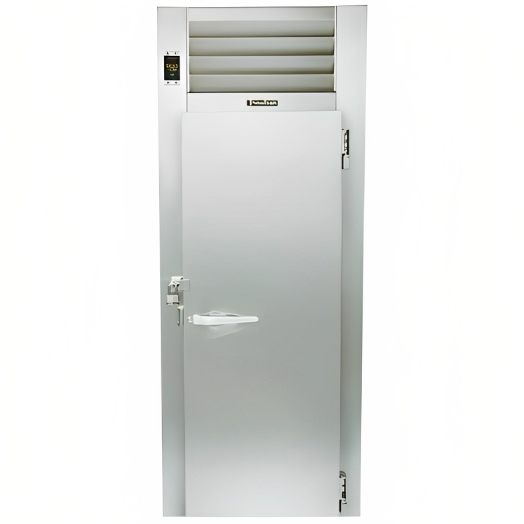 Traulsen RR132L-COR02 Correctional Roll-In Refrigerator Right Hinged Full-Height Solid Door