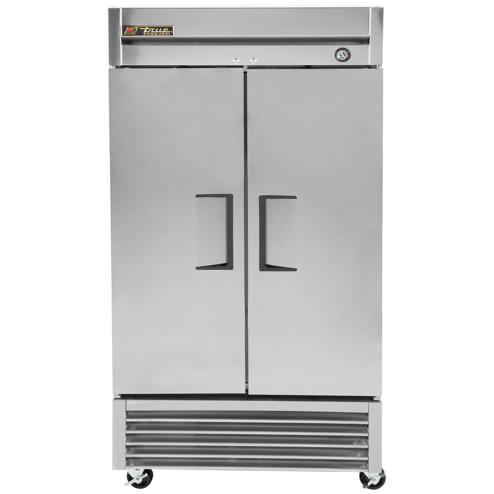 True T-35F-HC 2-Section Solid Door Reach-In Freezer
