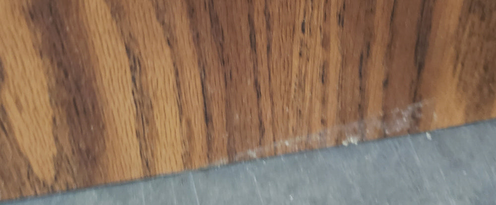 Used Restaurant Equipment - AAA Furniture TT2460 Laminate Table Top 24" x 60" - Walnut with Black T-Mold Edge