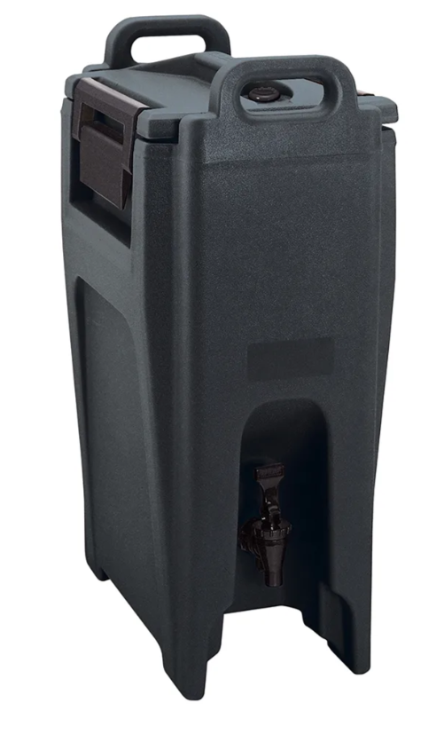 Cambro UC500110 Ultra Camtainer Insulated Beverage Dispenser 5-1/4 Gal. - Black
