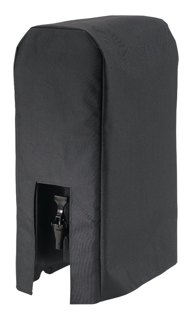 Cambro UC500CVR110 Camtainer Insulated Beverage Dispenser Customizable Polyester Cover - Black - for UC500 Series Dispensers