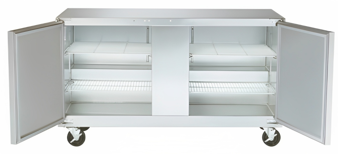 Traulsen UHT48-LR Undercounter 2 Solid Door Refrigerator Two Door Hinged Left & Right 48" - 115V