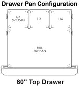 Traulsen UHT60-DD Undercounter Refrigerator Four Drawer 60"  - 115V