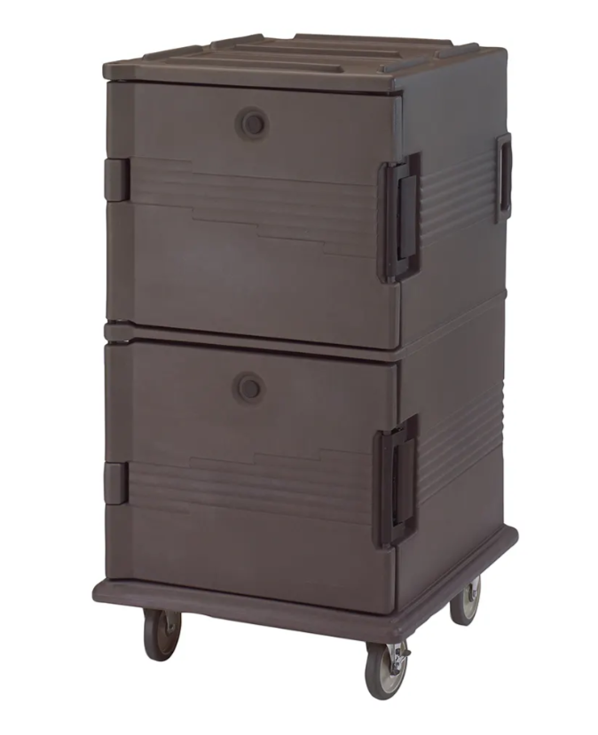 Cambro UPC1600194 Ultra Camcart® Insulated Food Carrier - 120 qt w/ (24) Pan Capacity, Granite Sand