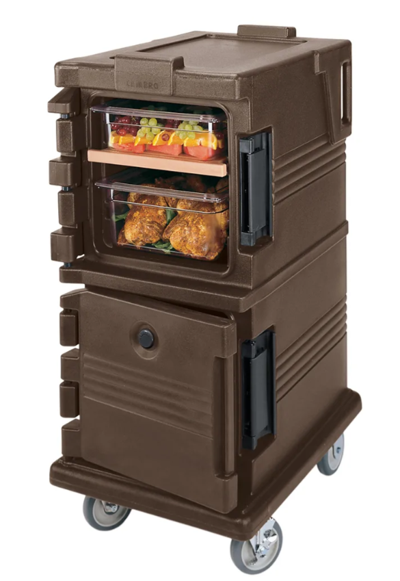 Cambro UPC600131 Ultra Camcart® Insulated Food Carrier - 45 qt w/ (8) Pan Capacity, Brown