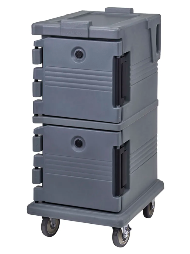 Cambro UPC600191 Ultra Camcart® Insulated Food Carrier - 45 qt w/ (8) Pan Capacity, Gray