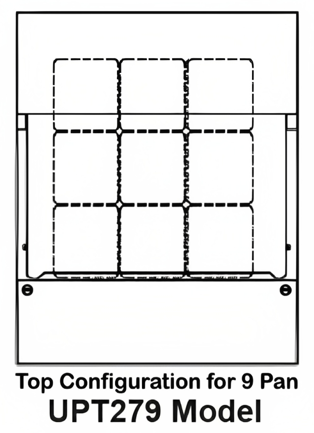 Traulsen UPT279-L 1-Section 1 Left Hinged Door Refrigerated Salad/Sandwich Prep Table with Roll-Top Lid 27" - Holds (9) 1/6 Size Pans - 7.7 cu. ft. - 115v