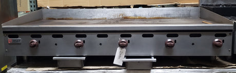 Used Wolf AGM60-102 60 inch countertop heavy duty natural gas griddle commercial kitchen