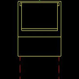 Traulsen UST276-D 1-Section 2 Drawer Refrigerated Salad/Sandwich Prep Table with Low Profile Flat Lid 27" - Holds (6) 1/6 Size Pans - 7.7 cu. ft. - 115v