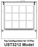Traulsen UST2312-D 1-Section 2 Drawer Refrigerated Salad/Sandwich Prep Table with Low Profile Flat Lid 32" - Holds (12) 1/6 Size Pans - 8.8 cu. ft. - 115v