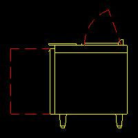 Traulsen UST4812-LR 2-Section Left/Right Hinged 2 Door Refrigerated Salad/Sandwich Prep Table with Low Profile Flat Lid 48" - Holds (12) 1/6 Size Pans - 14 cu. ft. - 115v