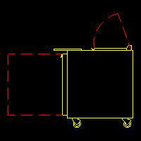 Traulsen UST7212-LL 2-Section Left/Left Hinged 2 Door Refrigerated Salad/Sandwich Prep Table with Low Profile Flat Lid 72" - Holds (12) 1/6 Size Pans - 20 cu. ft. - 115v