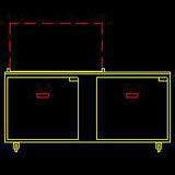 Traulsen UST7218-LL 2-Section Left/Left Hinged 2 Door Refrigerated Salad/Sandwich Prep Table with Low Profile Flat Lid 72" - Holds (18) 1/6 Size Pans - 20 cu. ft. - 115v