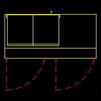 Traulsen UST7218-LL 2-Section Left/Left Hinged 2 Door Refrigerated Salad/Sandwich Prep Table with Low Profile Flat Lid 72" - Holds (18) 1/6 Size Pans - 20 cu. ft. - 115v