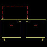 Traulsen UST7218-LR 2-Section Left/Right Hinged 2 Door Refrigerated Salad/Sandwich Prep Table with Low Profile Flat Lid 72" - Holds (18) 1/6 Size Pans - 20 cu. ft. - 115v