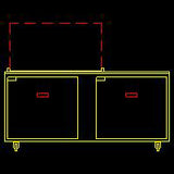 Traulsen UST7218-RR 2-Section Right/Right Hinged 2 Door Refrigerated Salad/Sandwich Prep Table with Low Profile Flat Lid 72" - Holds (18) 1/6 Size Pans - 20 cu. ft. - 115v