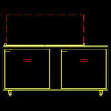 Traulsen UST7224-RR-SB 2-Section Right/Right Hinged 2 Door Refrigerated Salad/Sandwich Prep Table with Low Profile Flat Lid & Stainless Steel Back 72" - Holds (24) 1/6 Size Pans - 20 cu. ft. - 115v