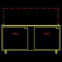 Traulsen UST7230-RR 2-Section Right/Right Hinged 2 Door Refrigerated Salad/Sandwich Prep Table with Low Profile Flat Lid 72" - Holds (30) 1/6 Size Pans - 20 cu. ft. - 115v