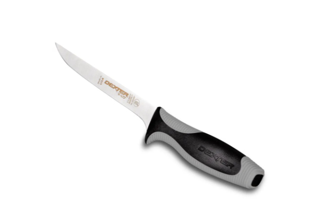 Dexter Russell V136F-PCP 6" Boning Knife w/ Soft Rubber Handle, Carbon Steel - 6ea/Case