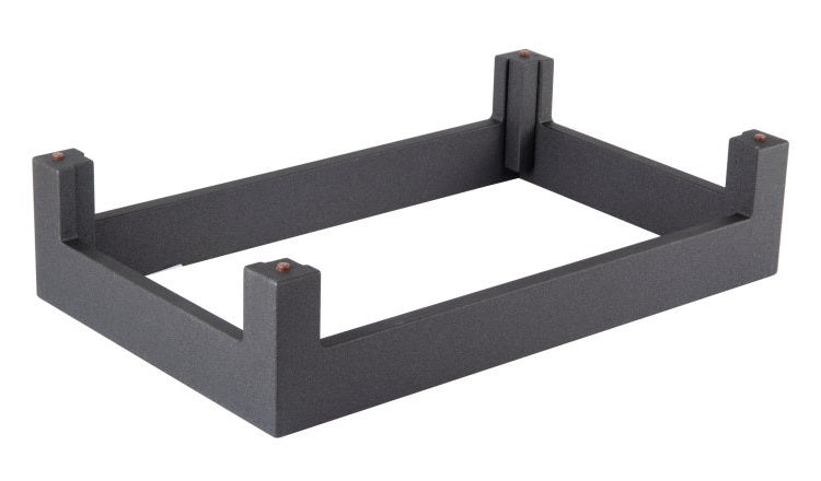 Vollrath V904850 Cubic Display Cutting Board Table with Full-Size Wood Cutting Board and Black Short-Height Table 20-7⁄8"W x 12-3⁄4"D x 4-11⁄16"H