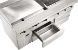 Vulcan VSC72 - Self-Contained 4 Drawer Refrigerated Chef Base 72"
