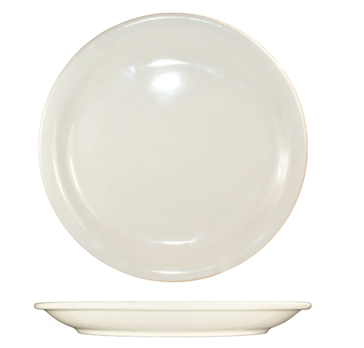 International Tableware VA-16 10 1/2" Round Valencia Plate - Ceramic, American White