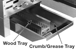 Vulcan SMOKER-VACB47 Achiever Smoker Base with Two Wood Trays 47" - for VACB47 Charbroiler