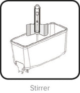 Vollrath VBBE2-37-S Premix Refrigerated Beverage Dispenser with (2) 5.28 gal. Bowls and Stirring Paddle Circulation
