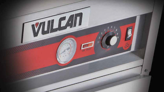 Vulcan VBP7LL Half Size Heated Holding & Transport Cabinet with Lip-Loading Racks 39"H - 120v