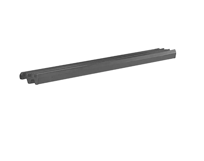 Cambro VBRR6191 72" Versa Food Bar Tray Rail, Gray