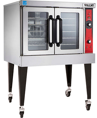 Vulcan VC6ED Single-Deck Full Size Deep Depth Electric Convection Oven with Solid State Controls - 208v