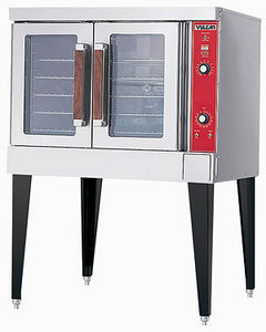 Vulcan VC4ED-13D3-480 Single-Deck Full Size Electric Convection Oven with Solid State Controls and Simultaneous Doors - 480v/3ph
