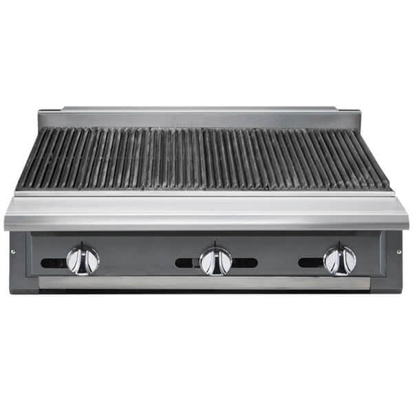 Vulcan VCBB36 V Series Heavy Duty Radiant Natural Gas Charbroiler Modular w/ 6 Burners 36" - 99,000 BTU