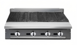 Vulcan VCBB48 V Series Heavy Duty Radiant Natural Gas Charbroiler Modular w/ 8 Burners 48" - 130,000 BTU