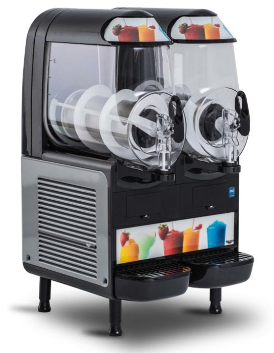 Vollrath VCBF128-37 Countertop Frozen Beverage / Granita Machine with (2) 2.64 gal. Bowls 15-1/2" - 120v