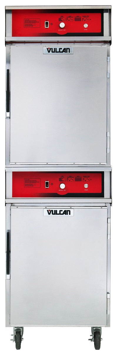 Vulcan VCH88 Double-Deck Full Height Cook and Hold Oven 82-1/4"H - Holds 16 Pans - 208/240v