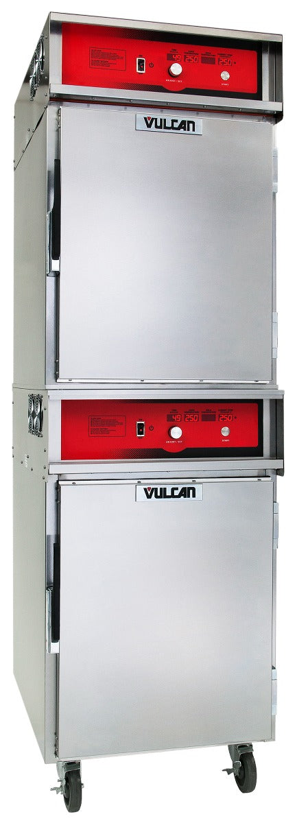 Vulcan VCH88 Double-Deck Full Height Cook and Hold Oven 82-1/4"H - Holds 16 Pans - 208/240v