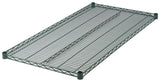 Winco VEX-2472 Green Epoxy Coated Wire Shelf 24" x 72"- 2/Case