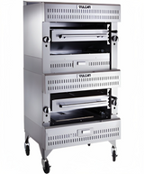 Vulcan VBI2 V Series Double Deck Upright Ceramic over Infrared Natural Gas Broiler 36" - 200,000 BTU