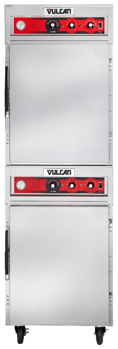 Vulcan VRH88 Double-Deck Full Height Cook and Hold Oven 79-1/2"H - Holds 16 Sheet Pans - 208/240v