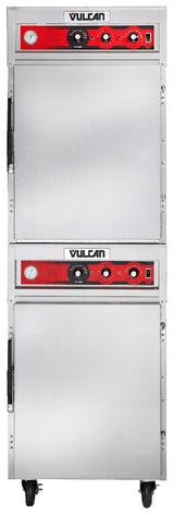 Vulcan VRH88 Double-Deck Full Height Cook and Hold Oven 79-1/2"H - Holds 16 Sheet Pans - 208/240v