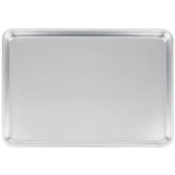Vollrath 5314 Wear-Ever Half Size NSF 13 Gauge 13" x 18" Sanitary Open Bead Rim Aluminum Bun / Sheet Pan