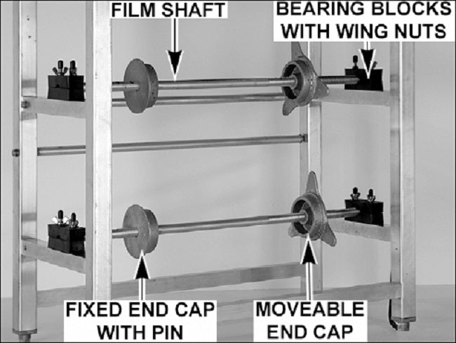 Hobart W32-6 Hand Wrap Station with 3 Roll Film Capacity - 120v/60/1