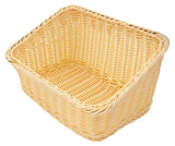 GET WB-1510-N Designer Polyweave Bread & Bun Cascading Basket 9-1/4" x 13" x 4" & 7"H - Natural