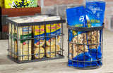 GET WB-745-MG Urban Renewal Metal Rectangular Wire Basket 7" x 4-1/4" x 5-1/2" - Gray - 6/Case